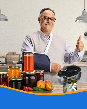 Electric Can Opener Automatic Jar Bottle Can Machine One Touch Portable Kitchen Hand Free Opening Opener Tool Gadgets - Image 7
