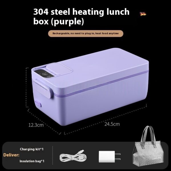 Large Capacity Electric Heat Insulation Lunch Box - Image 3