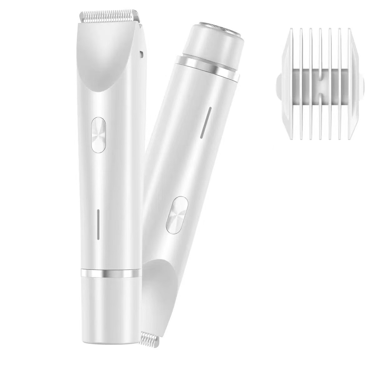 2 In 1 Hair Remover Women's Double Head Shaver Private Pubic Hair Trimmer Electric Razor Wet Dry Electric Body Hair - Image 9