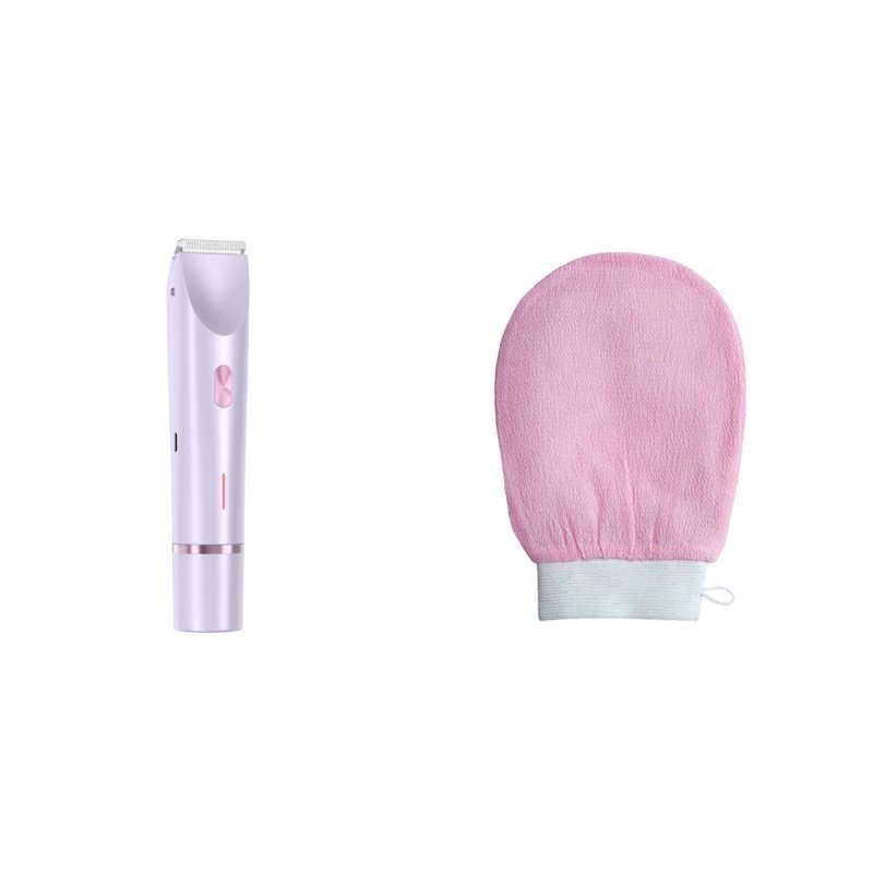 2 In 1 Hair Remover Women's Double Head Shaver Private Pubic Hair Trimmer Electric Razor Wet Dry Electric Body Hair - Image 4