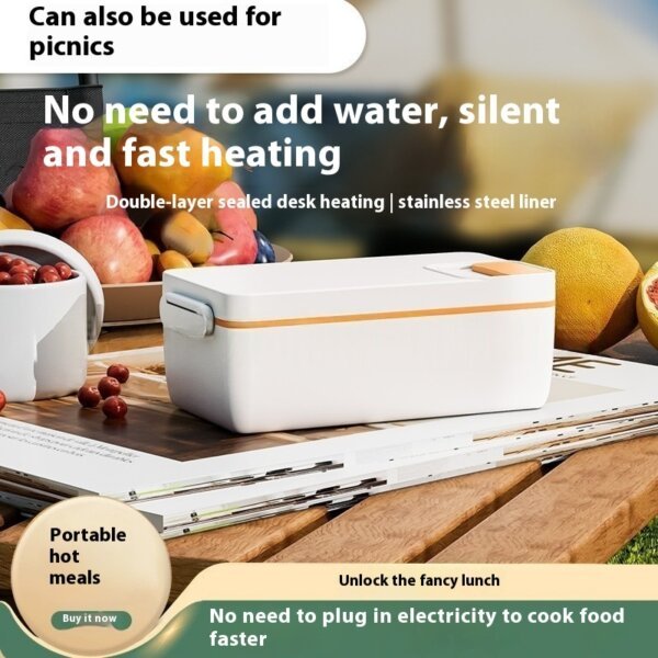Large Capacity Electric Heat Insulation Lunch Box - Image 5