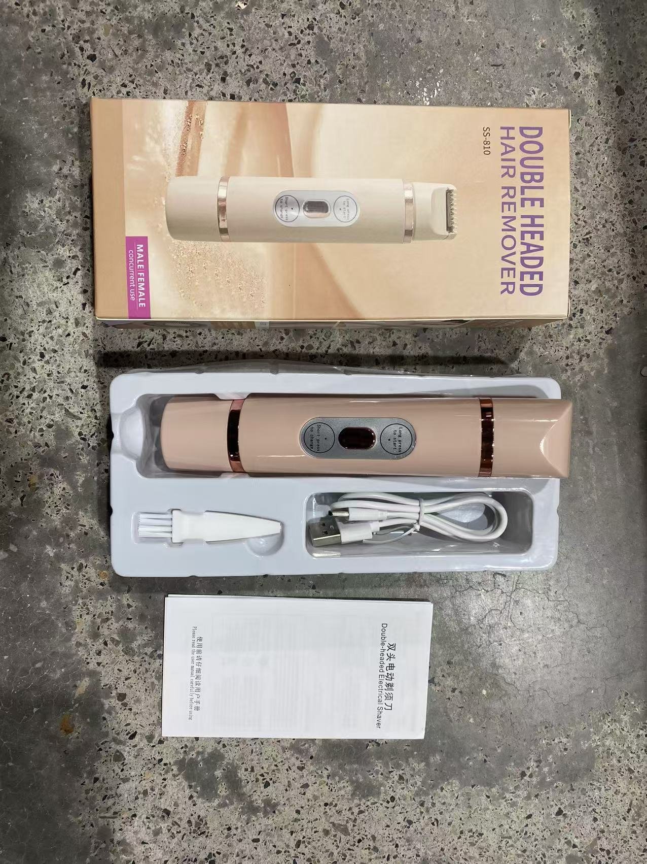 Dual-Head Electric Shaver Painless Women's Epilator Bikini Hair Removal Device Automatic Hair Trimmer Underarm Facial Lips Leg - Image 9