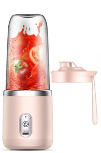 6blade Portable Blender Mini Juicer Cup Extractor Smoothie USB Charging Fruit Squeezer Blender Food Mixer Ice Crusher Portable Juicer Machine - Image 5