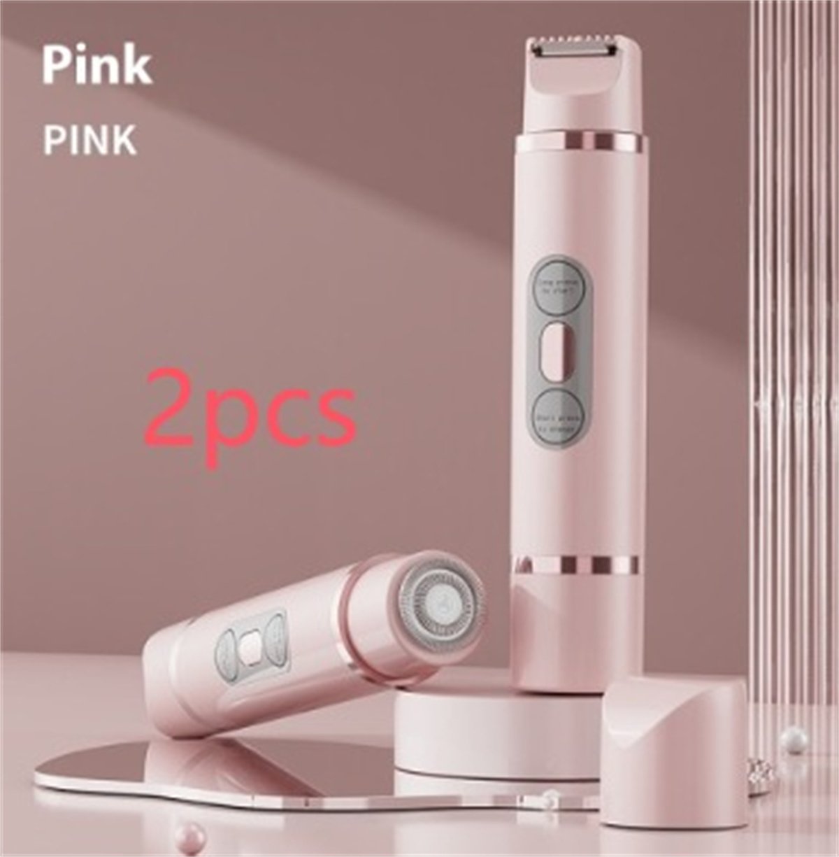 Dual-Head Electric Shaver Painless Women's Epilator Bikini Hair Removal Device Automatic Hair Trimmer Underarm Facial Lips Leg - Image 6